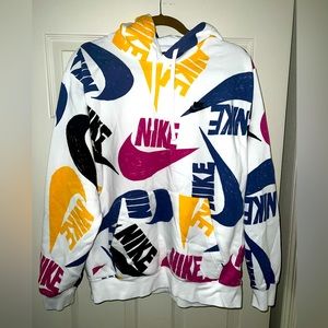Nike multi colored hoodie